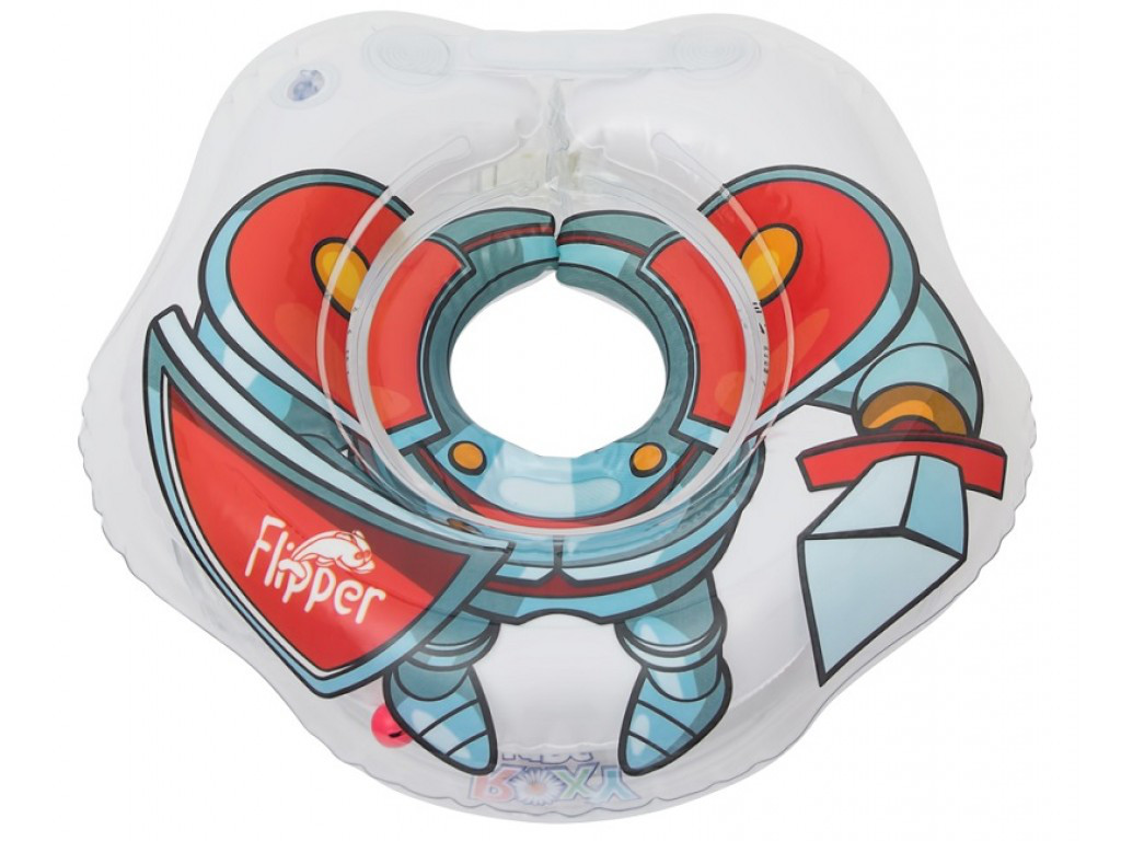 Круг для купания малышей Roxy-kids Flipper 3D рыцарь - фото 1 - id-p687093594