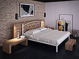Ліжко Каріса 160*200 металеве, фото 2