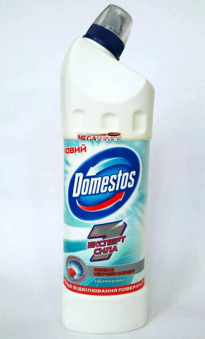Засіб для унітазу Domestos / Доместос  для дез. ассорти 1л  Ультра білий (12шт/ящ)