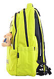 555685 Рюкзак для підлітка шкільний ортопедичний молодіжний для дівчинки 47*31*12.5, жовтий YES, фото 3
