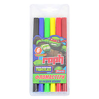 Фломастери 6 кольорів Ninja Turtles