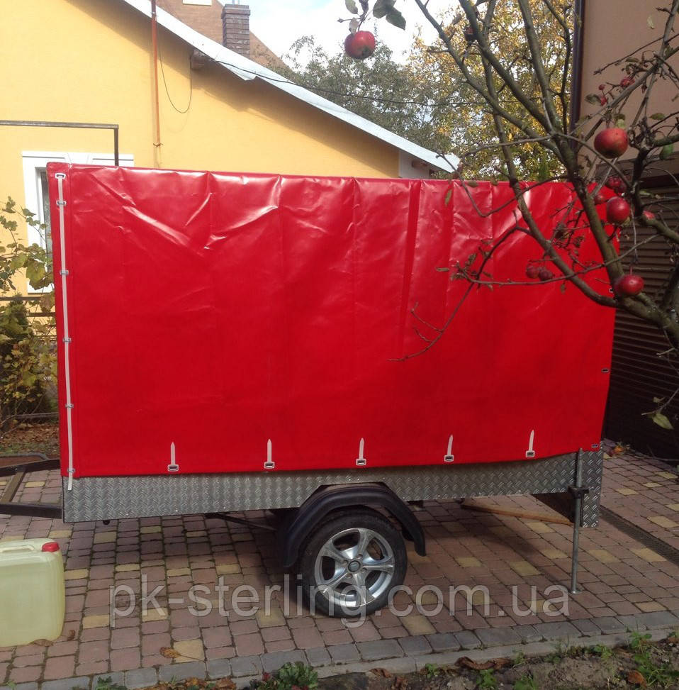 Тент на причіп легкового авто з ПВХ тканини - Бельгія, фото 1