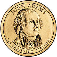 США 1$ 2007, 2 президент Джон Адамс (1797-1801)