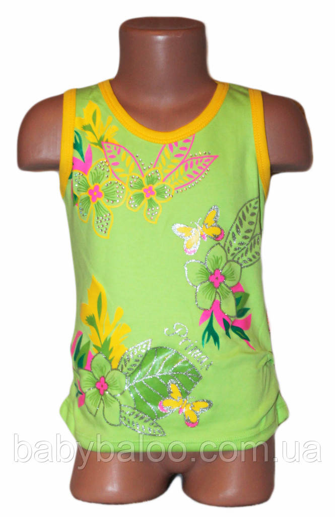 Майка для дівчинки кольорова (зростання від 92 см до 110 см)