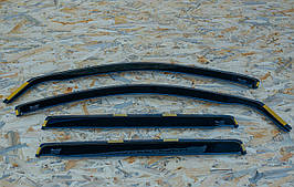 Дефлектори вікон (вітровики) MITSUBISHI LANCER 10 2007-2016 (HEKO)