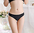 Труси жіночі безшовні стринги з мереживом Dona lacy, фото 5