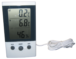 Гігрометр-термометр DT-3 (з виносним датчиком температури)