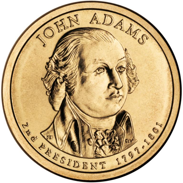 США 1$ 2007, 2 президент Джон Адамс (1797-1801) No594, фото 1