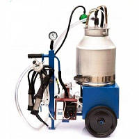 Доїльний апарат АІД — 1 із комбінованими склянками.