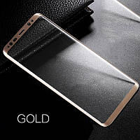 Защитное стекло 3D для Samsung Galaxy S8+ SM-G955F Gold