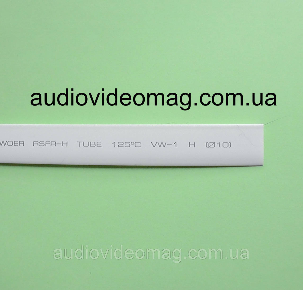 Термоусадочна трубка (2:1) - 10.0/5.0 мм, 1 метр, біла, фото 1