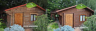 Шлифовка и покраска деревянного дома из бруса клееного снаружи и внутри