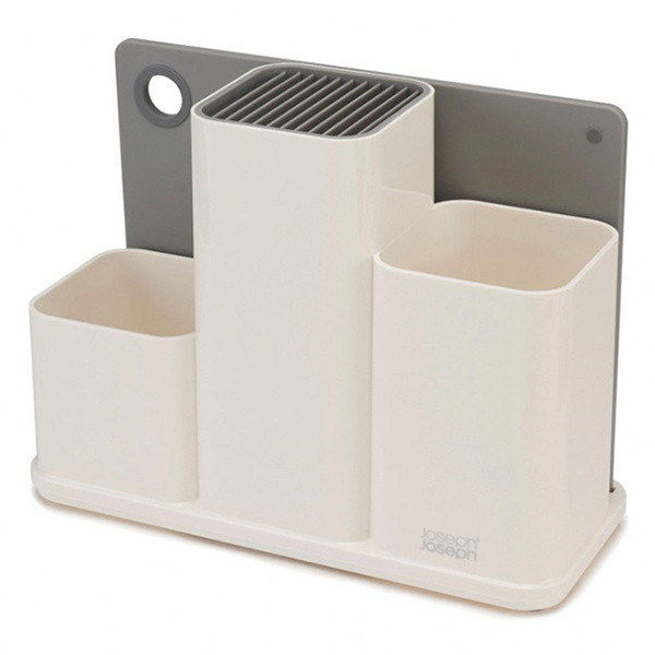 Органайзер кухонний Joseph Joseph CounterStore Kitchen Worktop Organiser з обробною дошкою білий 85121