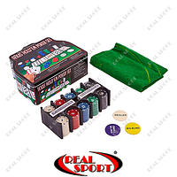 Покерний набір в металевій коробці IG-1103240 (200 фішок)