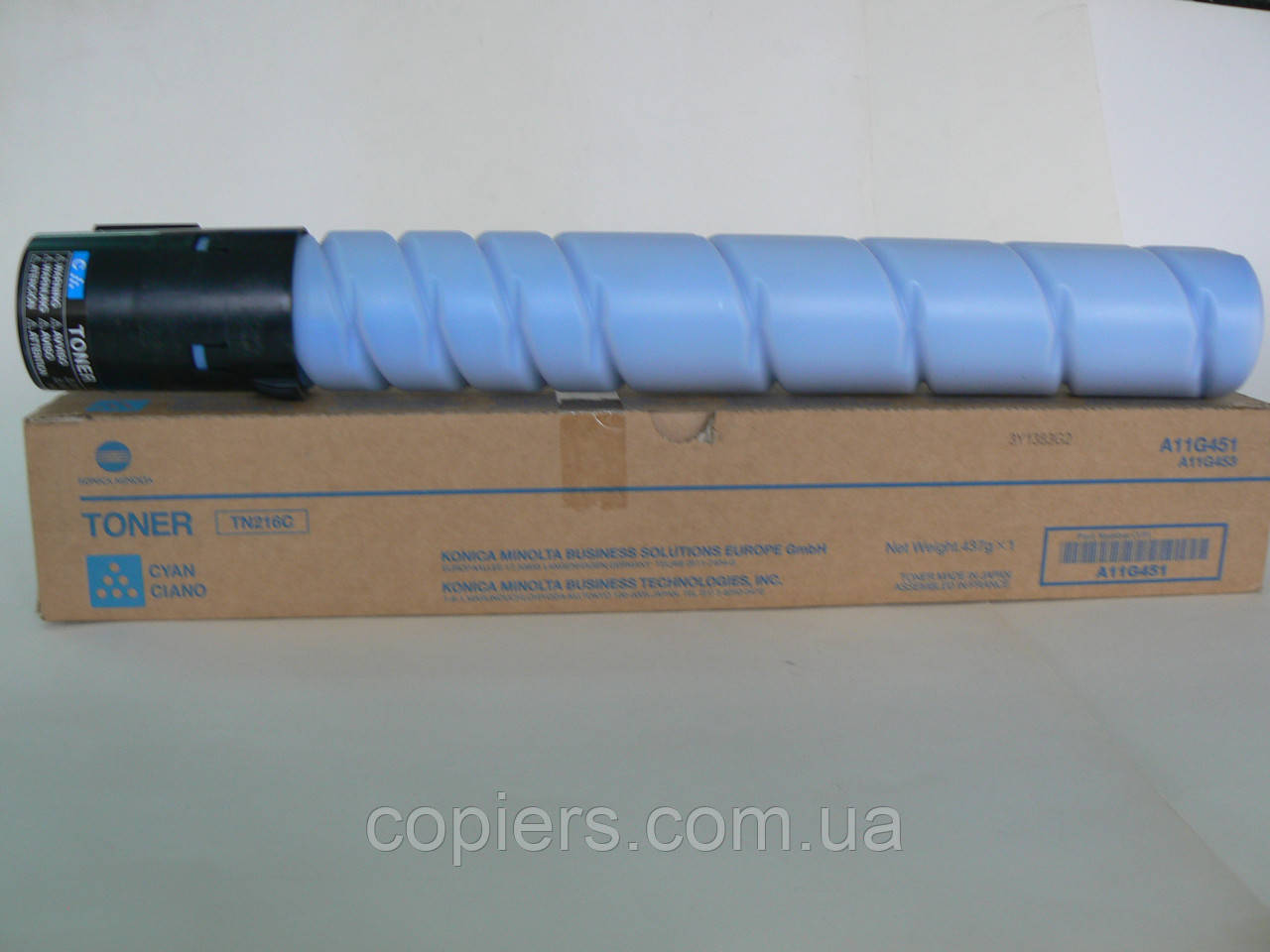 Тонер картридж TN216C Konica Minolta bizhub C 220/С280, оригінал, tn-216c, tn216 c