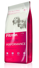 Fitmin dog medium performance Фитмин Перформенс Корм для собак середніх та великих порід з підвищеною активністю, 3 кг