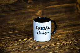 Чашка "Friday, I love you"