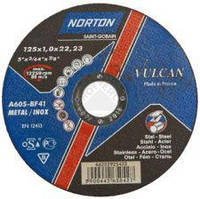 Круг отрезной Norton Vulcan Ø 125 x 1.0 x 22.23