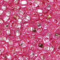 Бисер, № 339 / 18275, Размер №10, Цвет: Розовый, Вид: Блестящий, Упаковка: 5 грамм