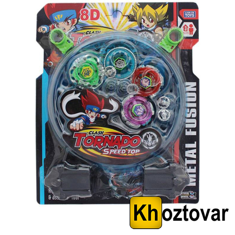 Набір BeyBlade Metal Fusion ⁇ 4 води ⁇ Арена ⁇ 2 пускачі