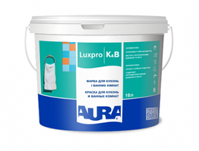 Краска для кухонь и ванных комнат Aura Luxpro K&B (полуматовая) 10л.