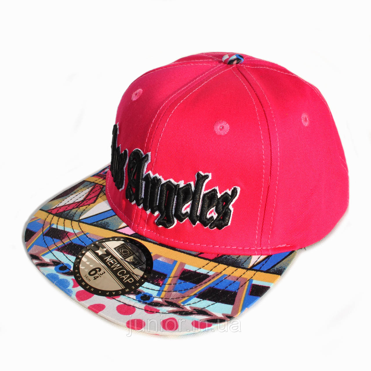 Стильна кепка реперка з прямим козирком для дівчинки. Бавовна., фото 1