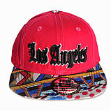 Стильна кепка реперка з прямим козирком для дівчинки. Бавовна., фото 2