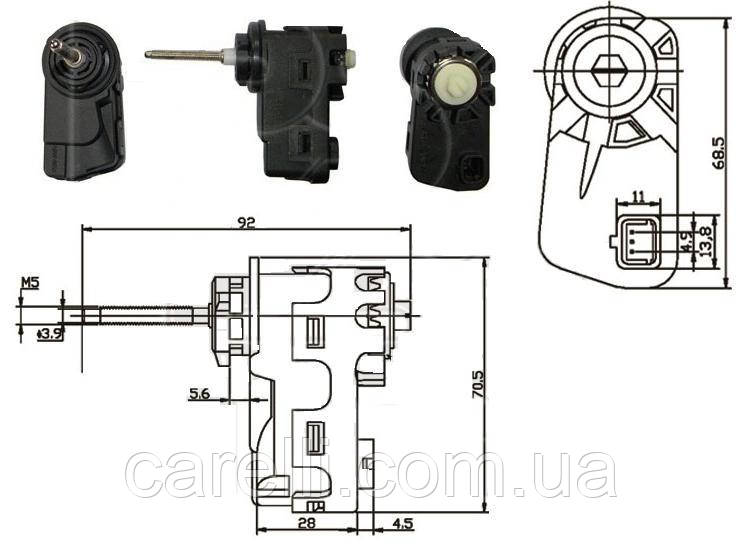 Коректор фари для Hyundai, Kia (DEPO)