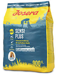 Сухий корм Josera Sensi Plus (Йозера Сенсі Плюс без глютену з качкою і птицею) 900г.