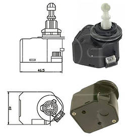 Коректор фари для Audi, Mercedes, Opel, Porsche, Volkswagen, Skoda (DEPO)