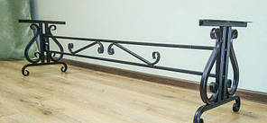 Каркас для лавки паркової без спинки 2 м, перетинка 1.5 м