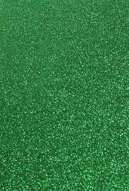 Фоаміран з блискітками 2мм 20*30см 10 листів ЗЕЛЕНИЙ 8952 KNZ