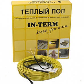 Електрична тепла підлога (двожильний кабель) під плитку In-Therm 720 Вт (3,6-4,3 м2)