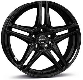 Диски Borbet XR-колір Black Glossy параметри 7.5J x 16" 5 x 112 ET 40