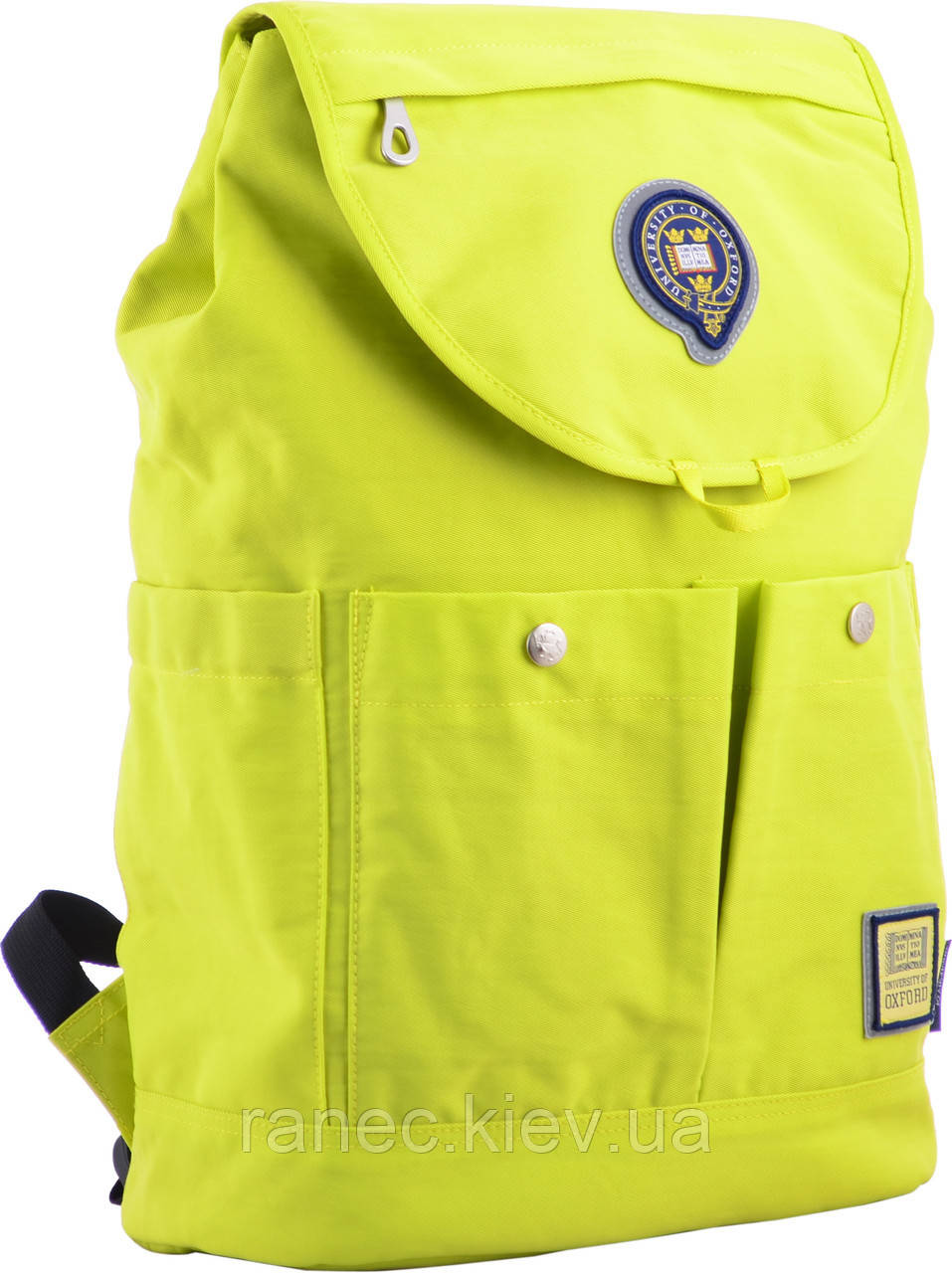 555693 Рюкзак молодіжний OX 414, 43.5*31*16, салатовий YES