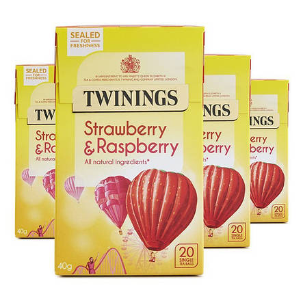 Чай Twinings Infusions Strawberry&Raspberry, 40 г, фото 2