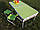 Набір меблів для пікніка, стіл посилений з 4 стільцями. Зелений SunRise, фото 5