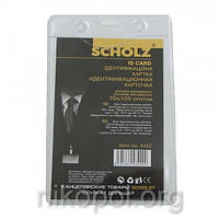 Бейдж "SCHOLZ" вертикальний 82х126мм (4342)