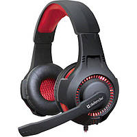 Наушники DEFENDER Warhead G-450 Black/Red