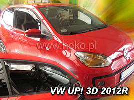 Дефлектори вікон (вітровики) VW Up 2012r. -> 3D 2шт (Heko) 31191