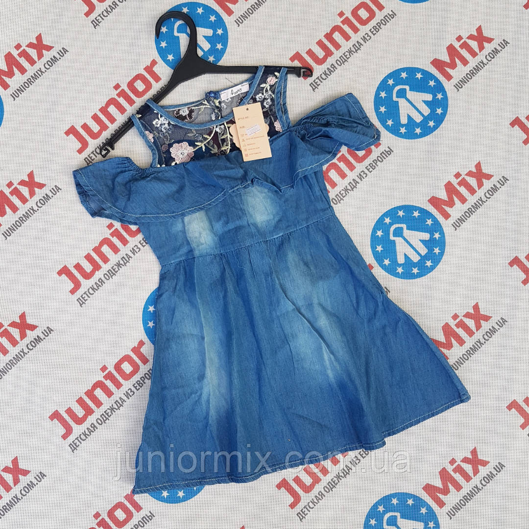 Джинсове дитяче плаття для дівчаток оптом ANS