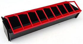 Годівниця лоткова пластикова 9 секцій (ПП КВВ) 12 шт/уп