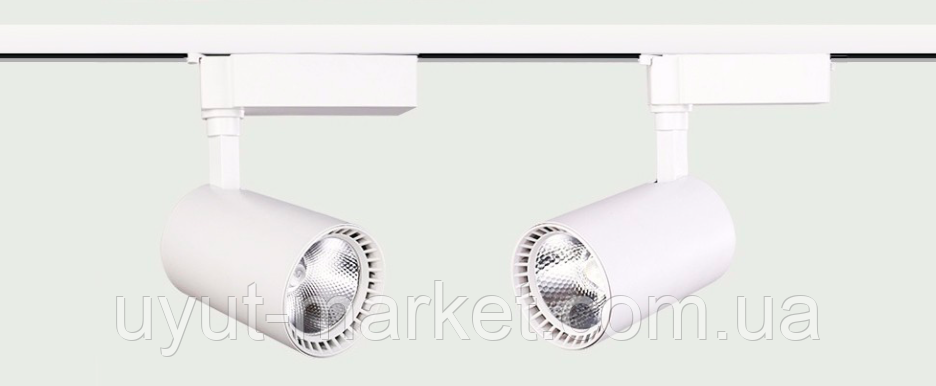Трековый светодиодный светильник 30Вт 6000K белый, LM516 - фото 4 - id-p612631439