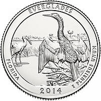 США 25 млн 2014, 25 Парк Національний парк Еверглейдс, штат Флорида