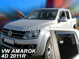 Дефлектори вікон (вітровики) AMAROK - 4D 2011R.->(HEKO)