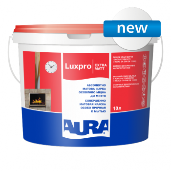 Міцна до миття матова фарба Aura Luxpro ExtraMatt 10л.