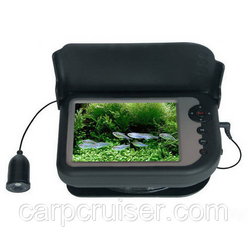 СС5-PRO-DT-HD відеокамера з датчиком температури та глибини 5" кольорової монітор із записуванням у кейсі, ІЧ-підсвітка, фото 1