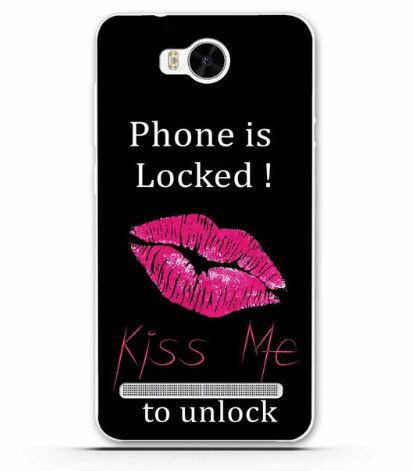Силіконовий чохол на Huawei Y3ii з малюнком поцілунок, фото 1
