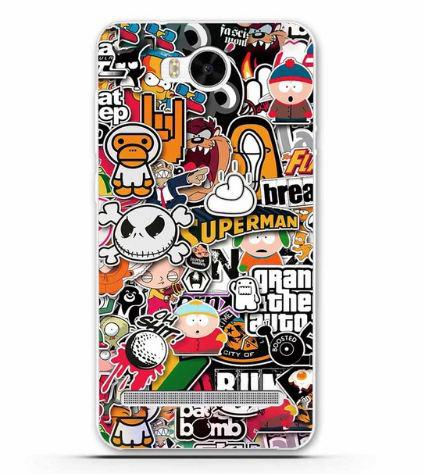 Силіконовий чохол на Huawei Y3ii з малюнком мультяшки