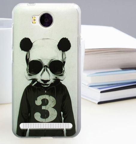 Бампер силіконовий для Huawei Y3ii з картинкою панда